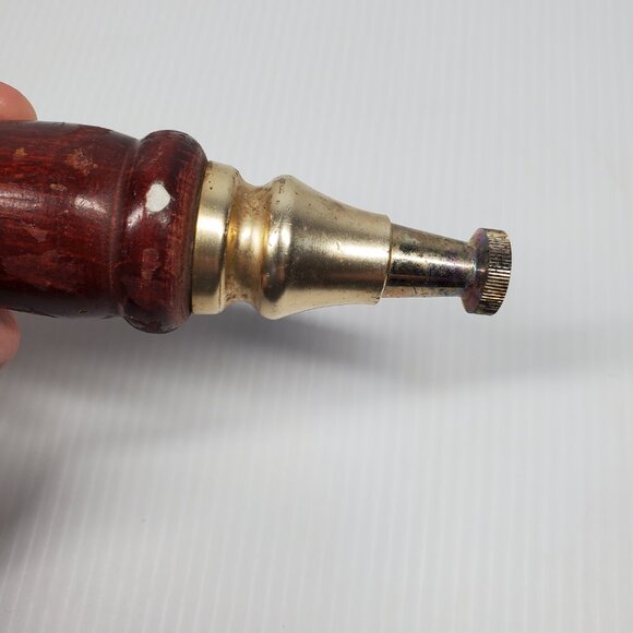 Wood Alligator Ale Beer Tab Pull 12.5" Tall with Medal Tip, Base, Logo Plate - Picture 8 of 12